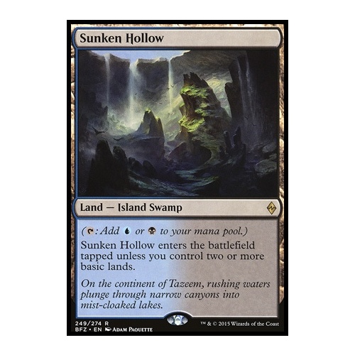 Sunken Hollow FOIL - BFZ