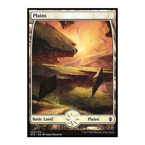 Plains FOIL (252 - Full Art) - BFZ