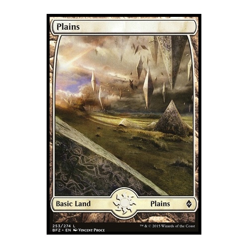 Plains FOIL (253 - Full Art) - BFZ