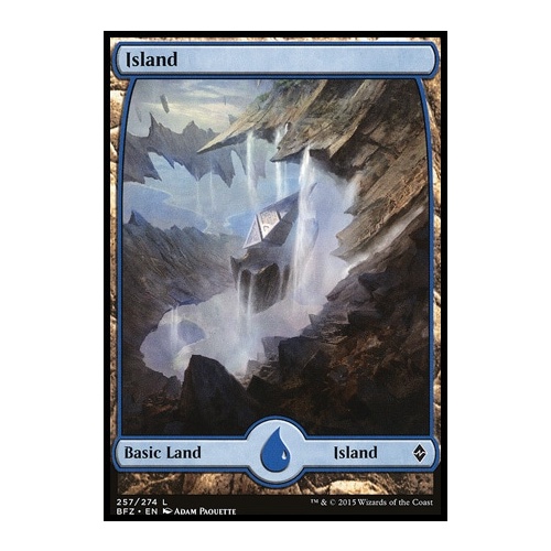 Island FOIL (257 - Full Art) - BFZ