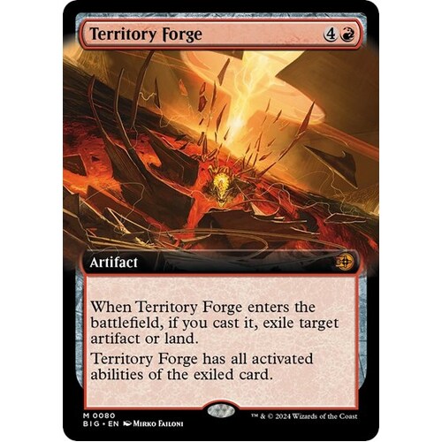 Territory Forge (Extended Art) FOIL - BIG