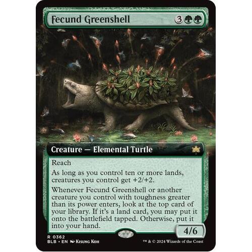 Fecund Greenshell (Extended Art) - BLB