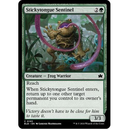 Stickytongue Sentinel FOIL - BLB