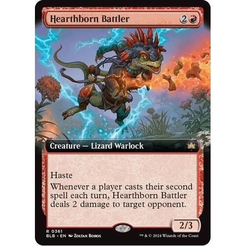 Hearthborn Battler (Extended Art) FOIL - BLB