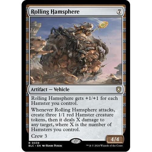 Rolling Hamsphere - BLC