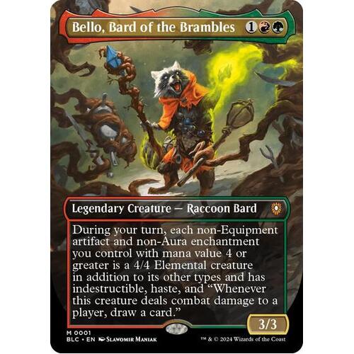 Bello, Bard of the Brambles (Borderless) FOIL - BLC