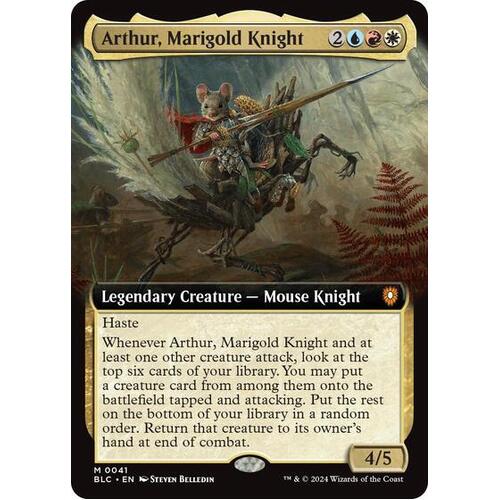 Arthur, Marigold Knight (Extended Art) FOIL - BLC