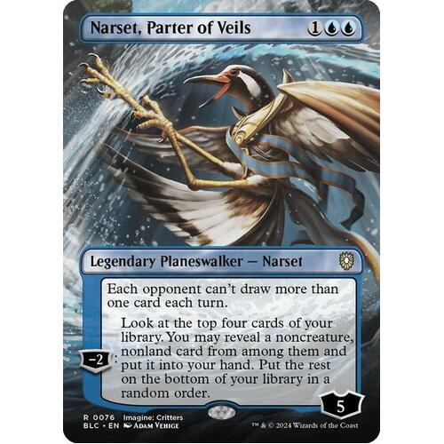 Narset, Parter of Veils (Borderless) FOIL - BLC