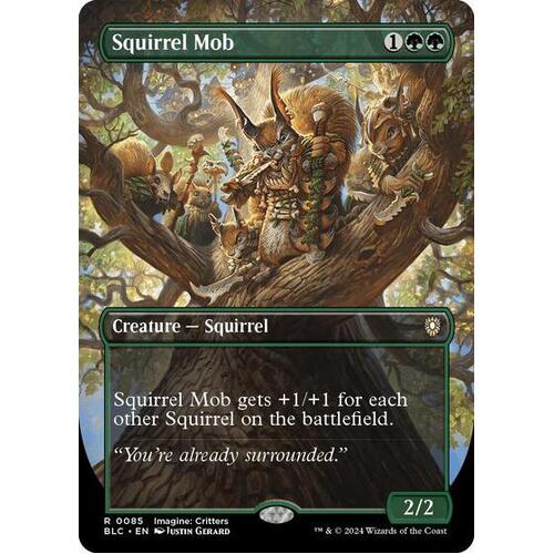 Squirrel Mob (Borderless) FOIL - BLC