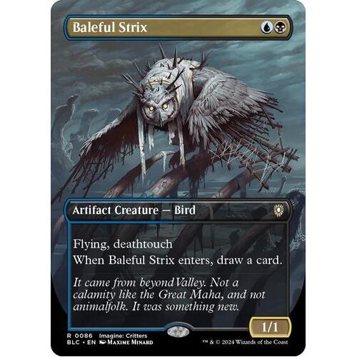 Baleful Strix (Borderless) FOIL - BLC