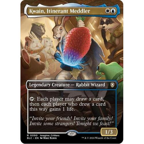 Kwain, Itinerant Meddler (Borderless) FOIL - BLC