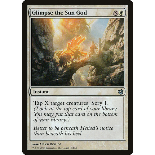 Glimpse the Sun God - BNG