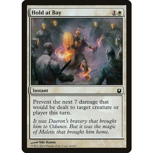 Hold at Bay - BNG