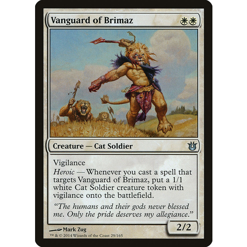 Vanguard of Brimaz - BNG