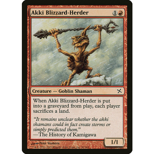 Akki Blizzard-Herder - BOK