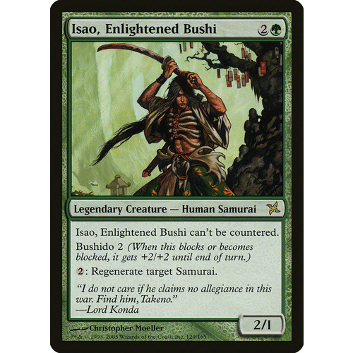 Isao, Enlightened Bushi - BOK