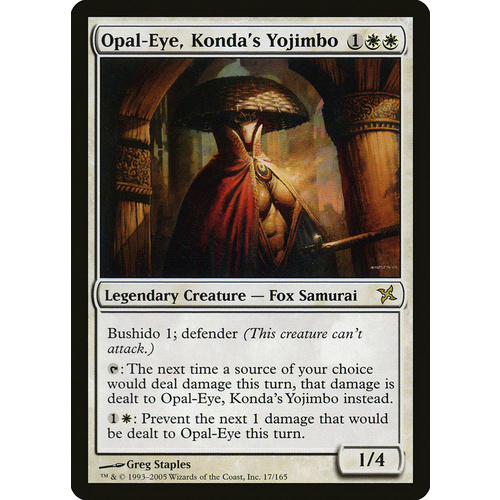 Opal-Eye, Konda's Yojimbo FOIL - BOK
