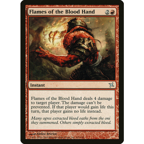 Flames of the Blood Hand FOIL - BOK