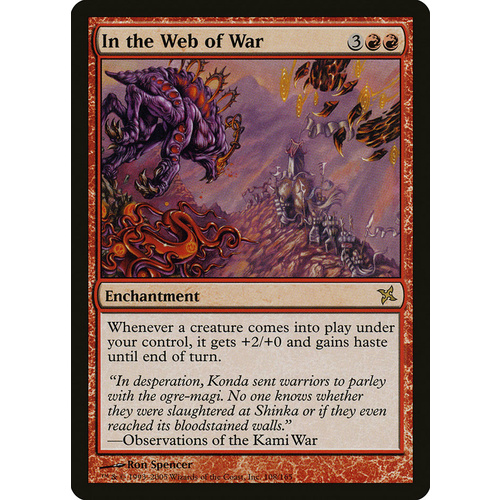 In the Web of War FOIL - BOK