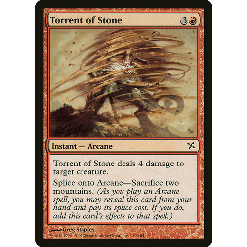 Torrent of Stone FOIL - BOK