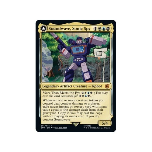 Soundwave, Sonic Spy - BOT