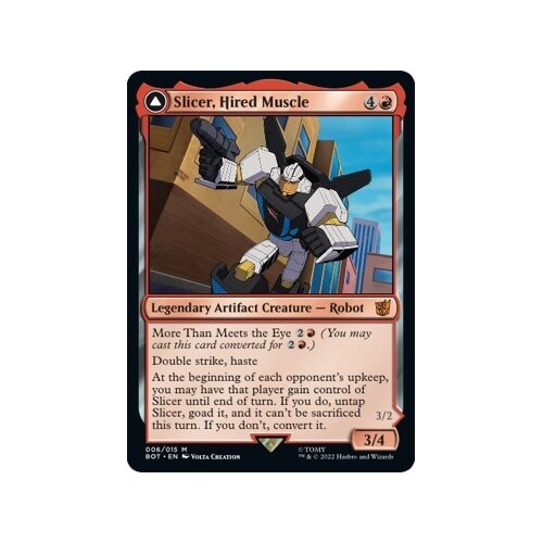 Slicer, Hired Muscle FOIL - BOT