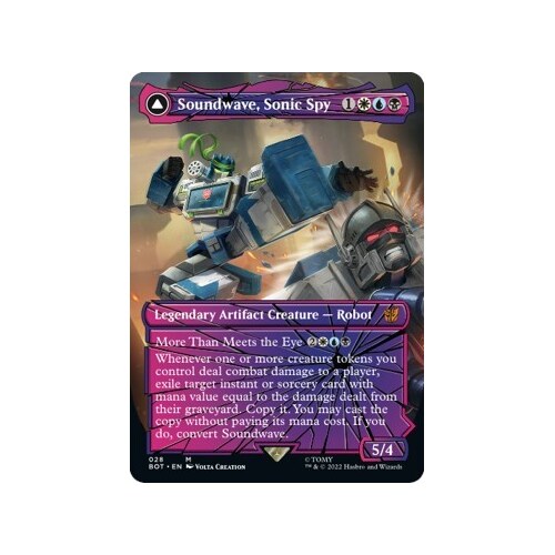 Soundwave, Sonic Spy (Shattered Glass) FOIL - BOT