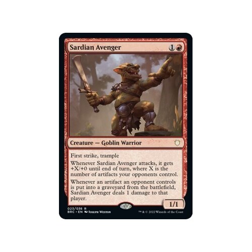 Sardian Avenger - BRC