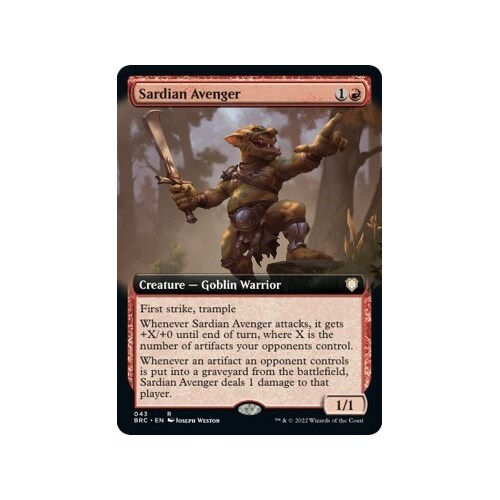 Sardian Avenger (Extended Art) - BRC