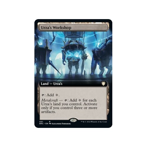Urza's Workshop (Extended Art) - BRC