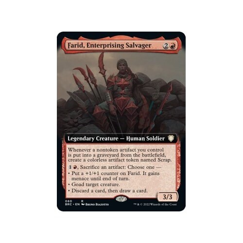 Farid, Enterprising Salvager (Extended Art) - BRC