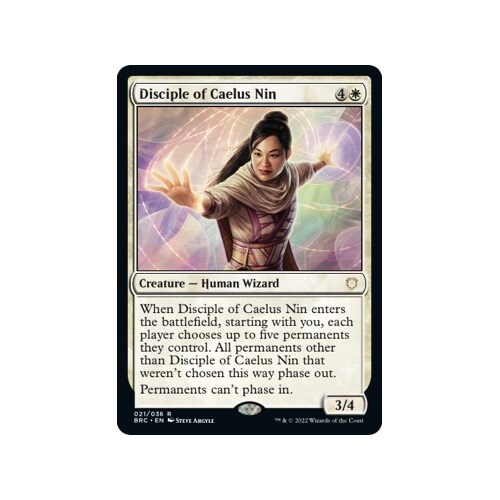 Disciple of Caelus Nin FOIL - BRC