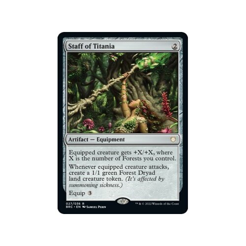 Staff of Titania FOIL - BRC