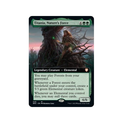 Titania, Nature's Force (Extended Art) FOIL - BRC