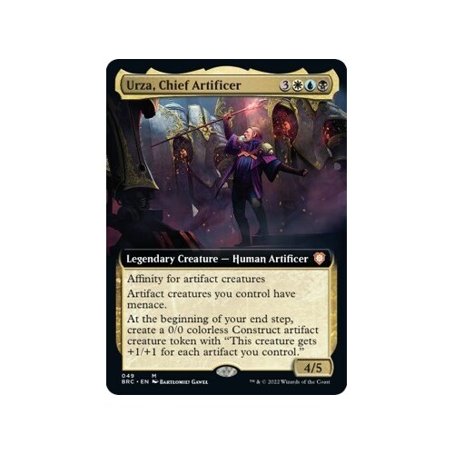 Urza, Chief Artificer (Extended Art) FOIL - BRC