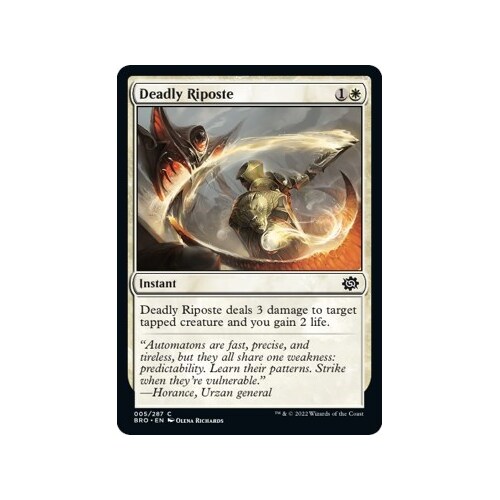 Deadly Riposte - BRO