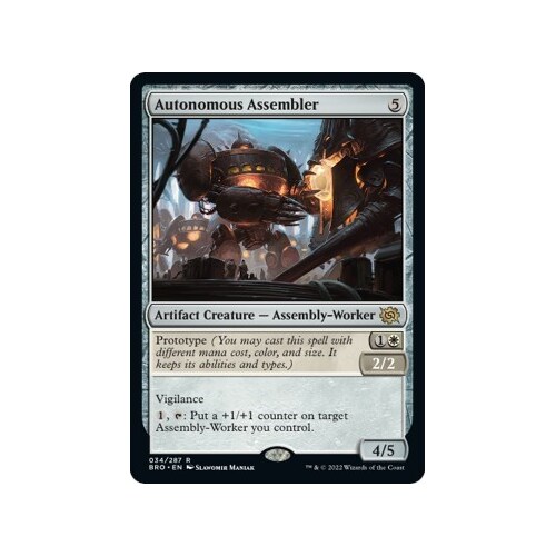 Autonomous Assembler - BRO