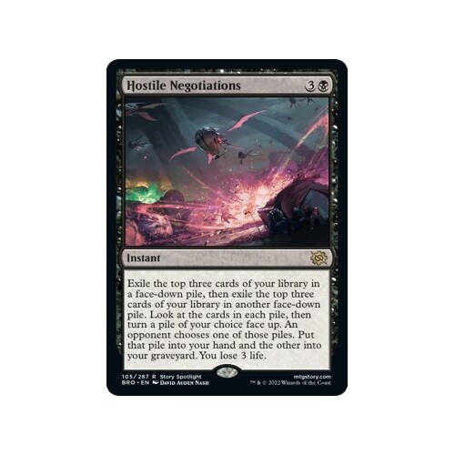 Hostile Negotiations - BRO