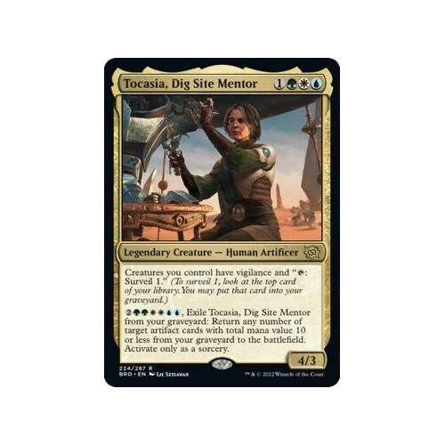 Tocasia, Dig Site Mentor - BRO