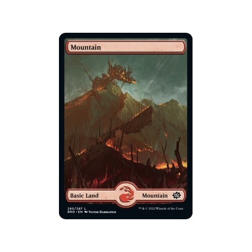 Mountain (285) - Full Art - BRO