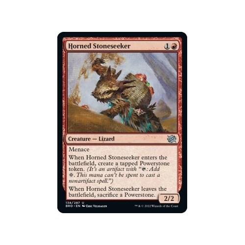 Horned Stoneseeker FOIL - BRO