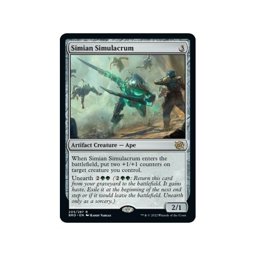 Simian Simulacrum FOIL - BRO