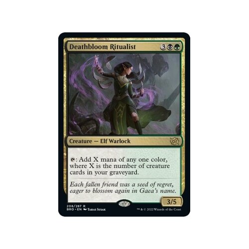 Deathbloom Ritualist FOIL - BRO
