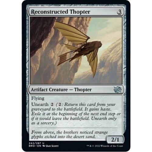 Reconstructed Thopter FOIL - BRO