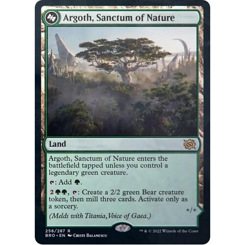 Argoth, Sanctum of Nature FOIL - BRO