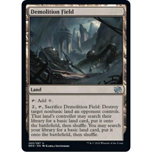 Demolition Field FOIL - BRO