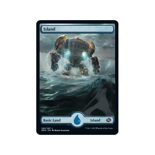Island (280) - Full Art FOIL - BRO