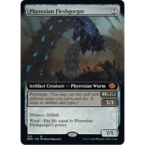 Phyrexian Fleshgorger (Extended Art) FOIL - BRO