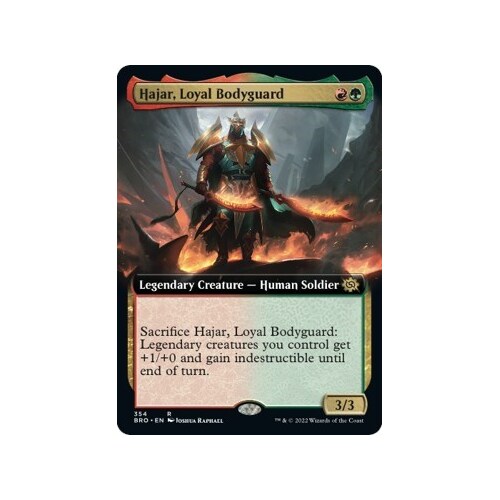 Hajar, Loyal Bodyguard (Extended Art) FOIL - BRO