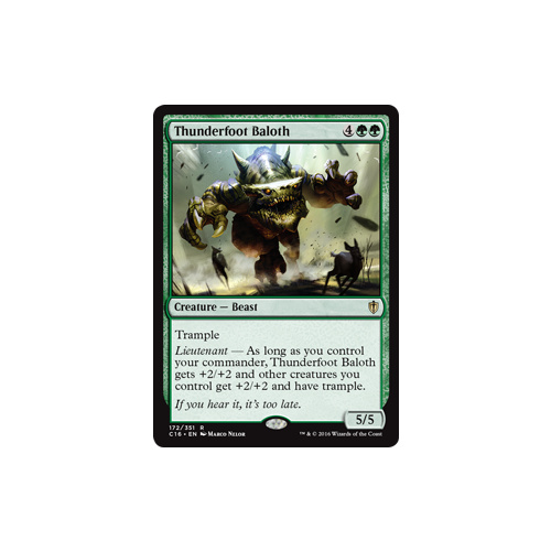 Thunderfoot Baloth - C16